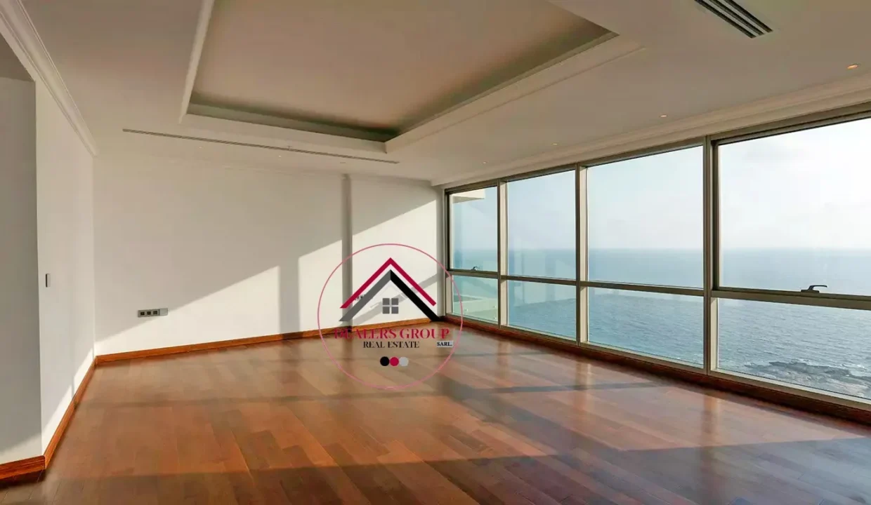 Full Sea view apartment for Sale in Raouche
