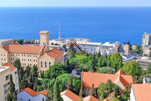 Private Terrace ! Sea View Deluxe Apartment for Sale in Ras Beirut