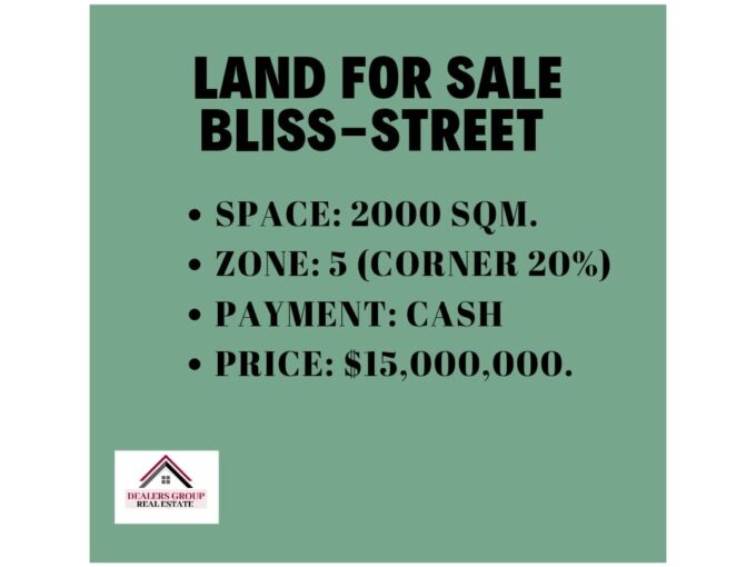 Fantastic Unique Land for Sale in Ras Beirut