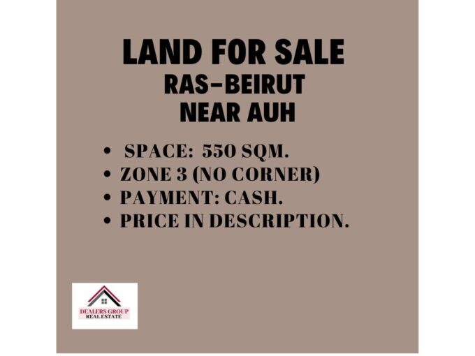 Land For Sale in Ras Beirut