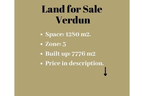 Exclusive!! Prime Location Unique Land For Sale in Verdun