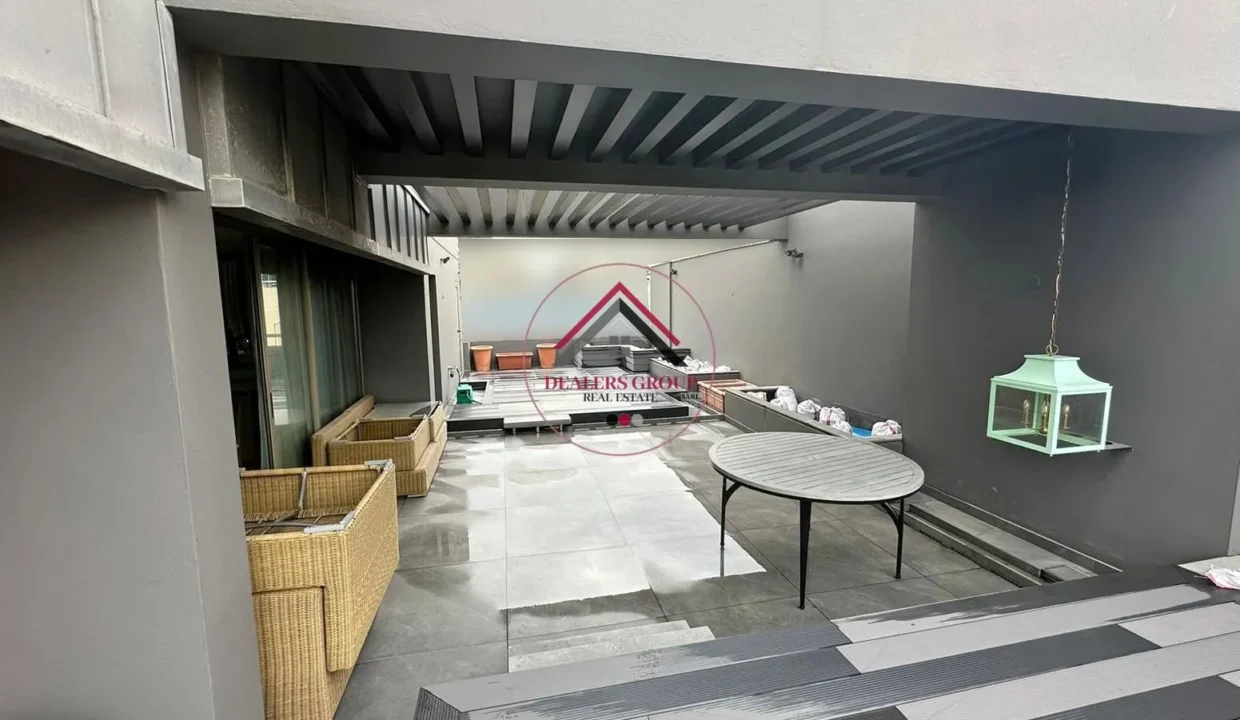 Duplex Apartment with Terrace for sale in achrafieh