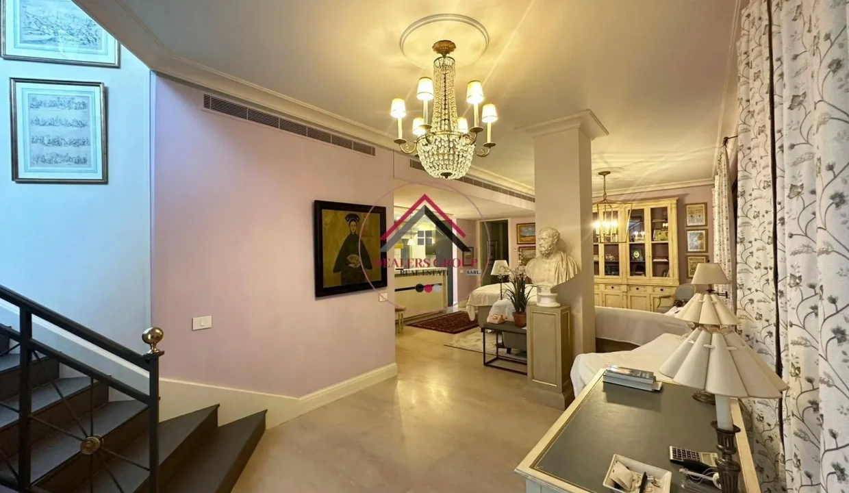 Duplex Apartment with Terrace for sale in achrafieh