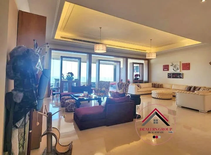 Pool + Gym ! Direct Sea View Apartment for Sale in Rawche