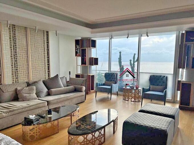 Full Sea View Modern Apartment for sale in Ras Beirut