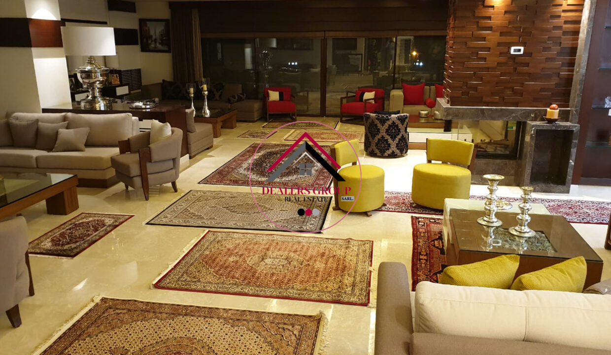 main reception - villa for sale in bikfaya