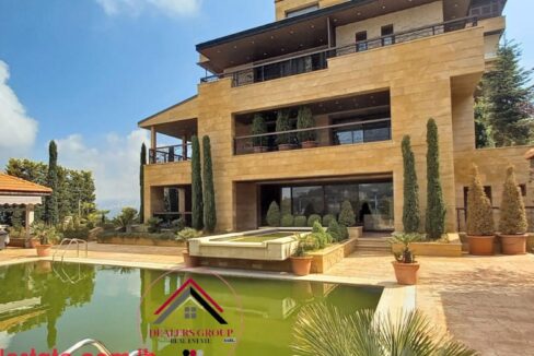 Ultra Modern Villa for Sale in Bikfaya with Private Pool – Sure to Impress!