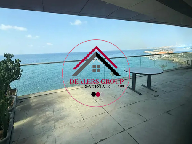 apartment core and shell with direct sea view for sale ain mreisseh