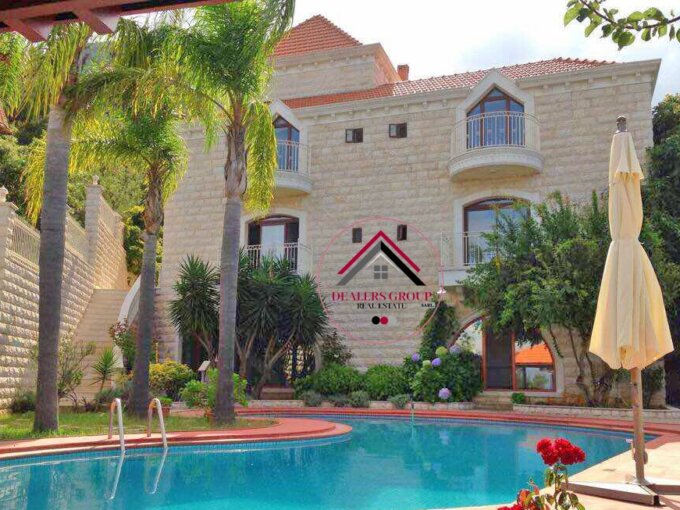 Private Pool ! Deluxe Villa for sale in Chnaneir - Kesrouane