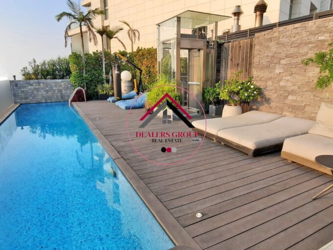 Super Deluxe Penthouse with Private Pool for sale in Achrafieh