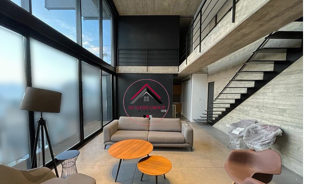 Modern Deluxe Loft with Nice Sea View for sale in Achrafieh