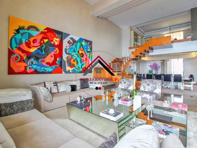 sea view duplex for sale in manara