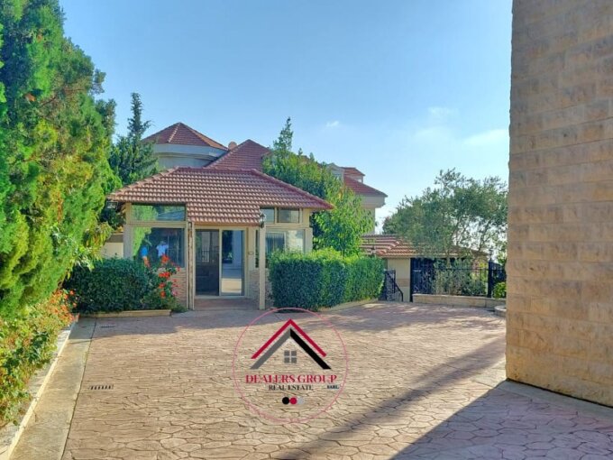 Private Garden ! Villa for sale in Souk EL Gharb with Nice Sea View