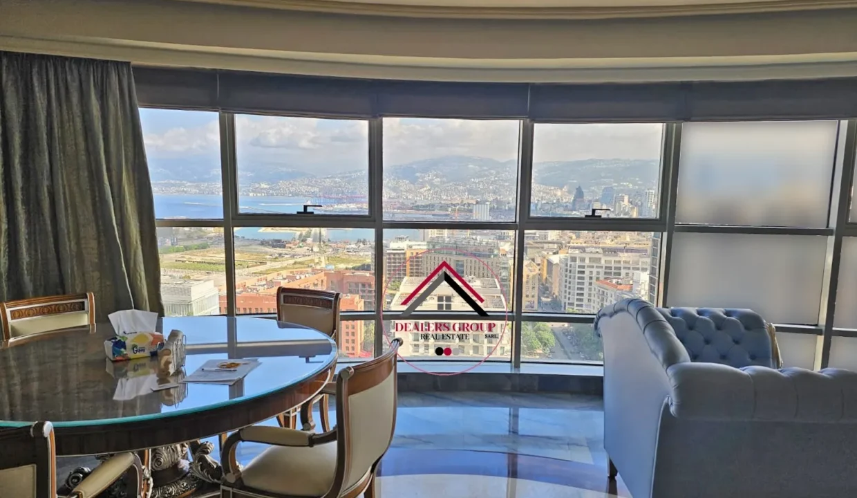 Full Marina View Apartment for Sale in Downtown Beirut