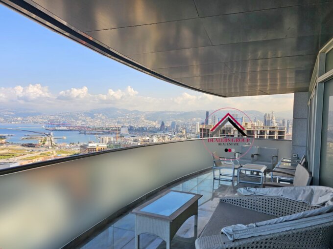 Full Marina View Apartment for Sale in Downtown Beirut