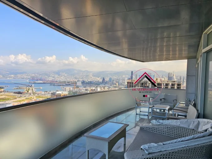 Full Marina View Apartment for Sale in Downtown Beirut