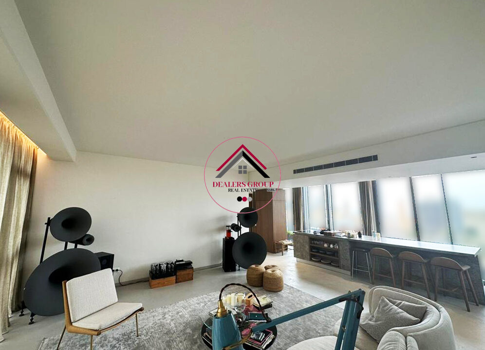 Modern apartment for sale in achrafieh with terrace