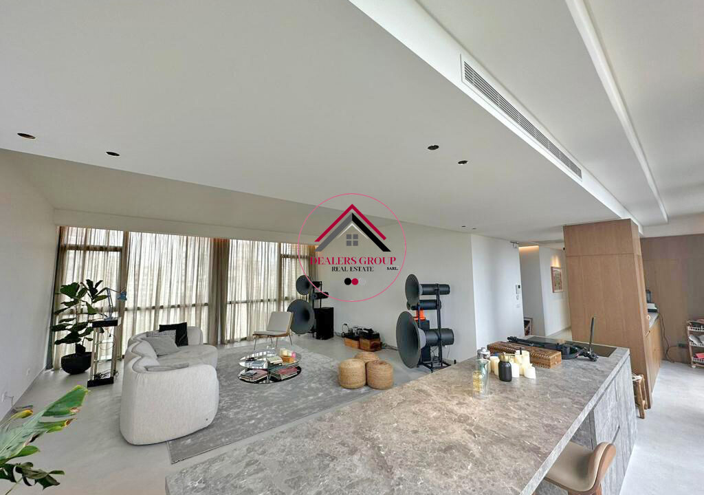 Modern apartment for sale in achrafieh with terrace