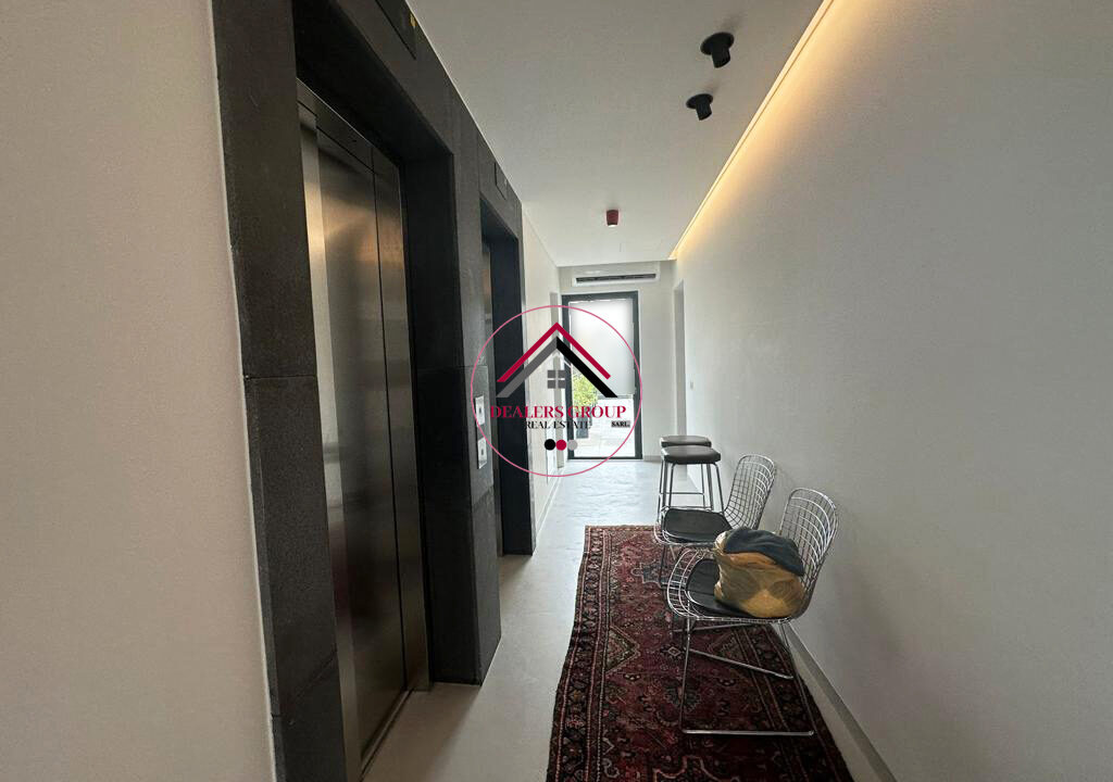 Modern apartment for sale in achrafieh with terrace