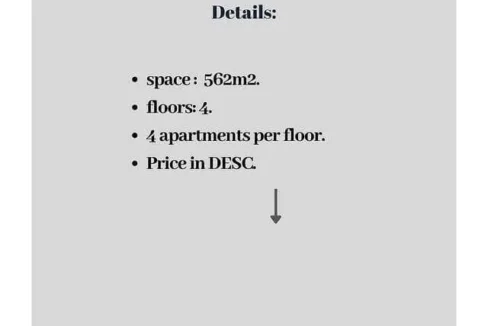 description building for sale in hamra ras beirut