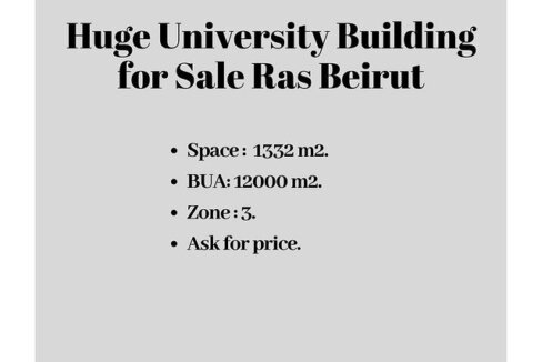 description-university for sale in ras beirut