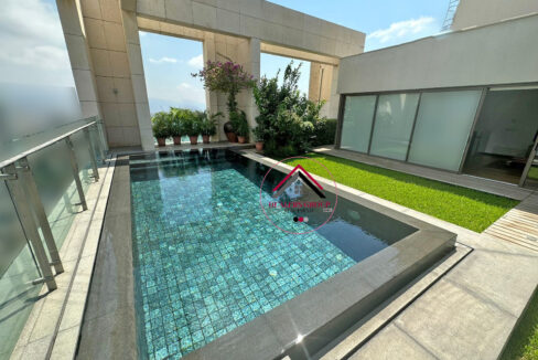 penthouse with private pool for sale in achrafieh