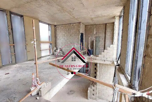 Core & Shell Penthouse Duplex +Terrace for sale in Achrafieh