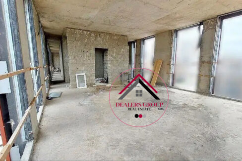 Core & Shell Penthouse Duplex +Terrace for sale in Achrafieh