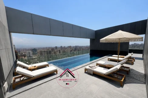 private pool -penthouse sale achrafieh carre dor1