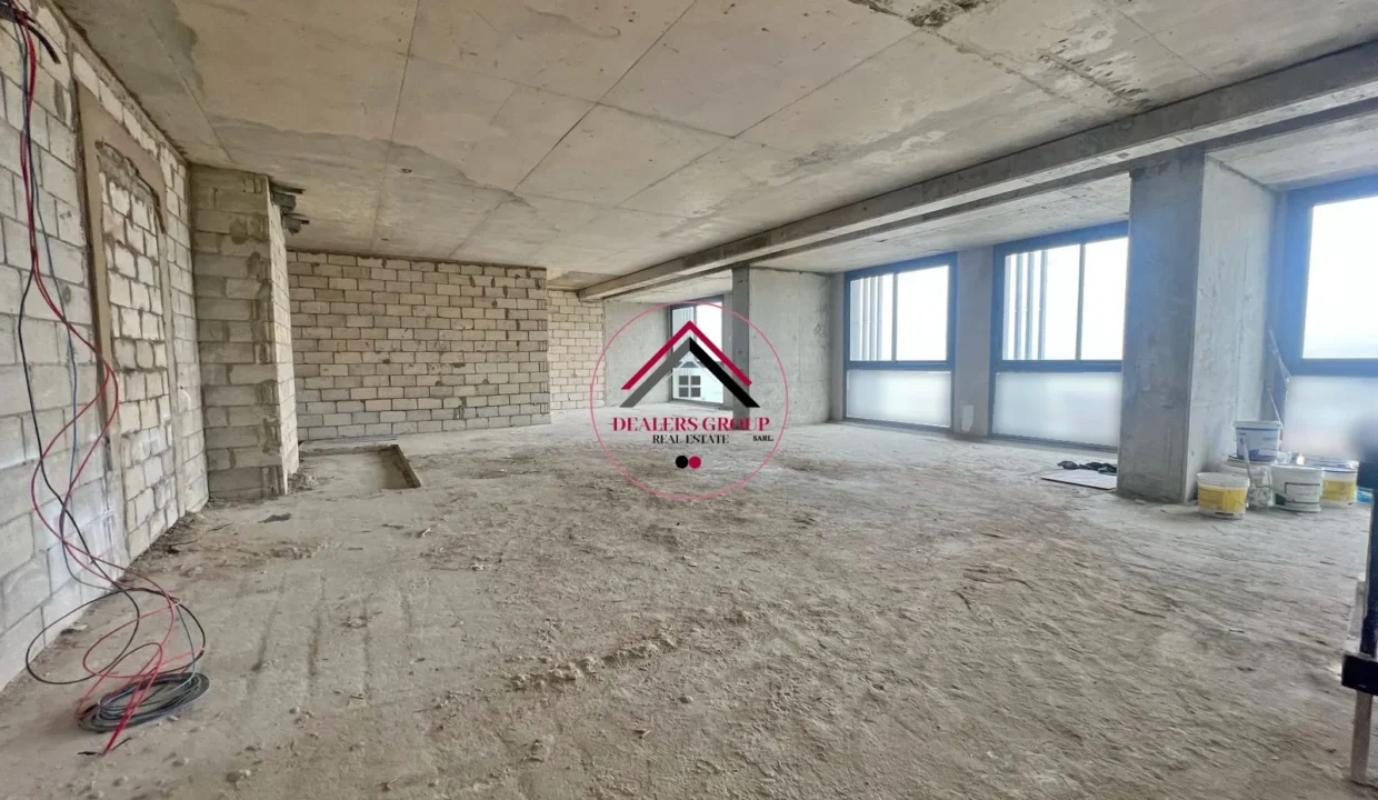 Core and Shell Prime Location Office for sale in Achrafieh