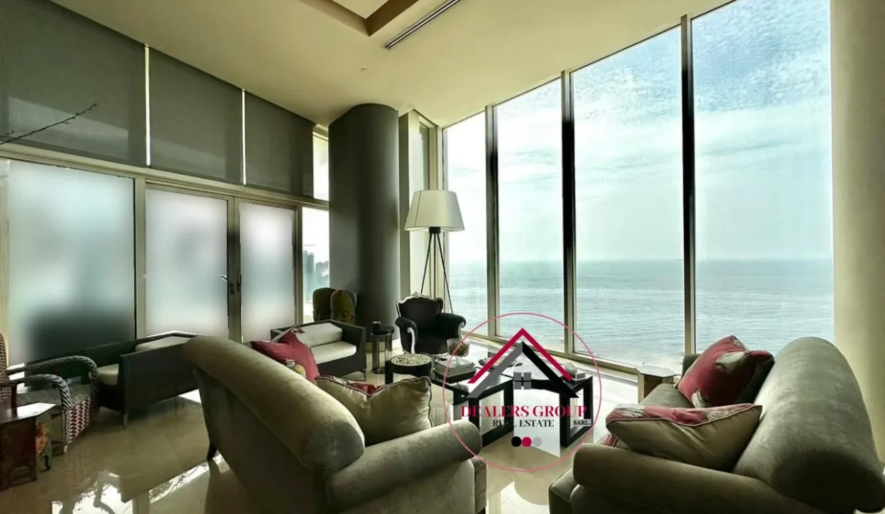 Full Marina View Apartment for sale in Downtown Beirut