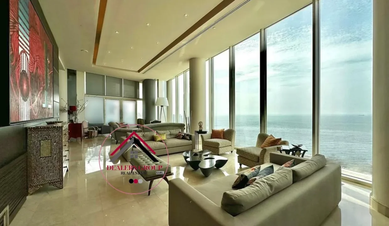 Full Marina View Apartment for sale in Downtown Beirut