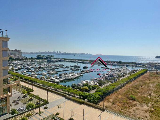 direct marina view apartment for sale in waterfront city dbaye