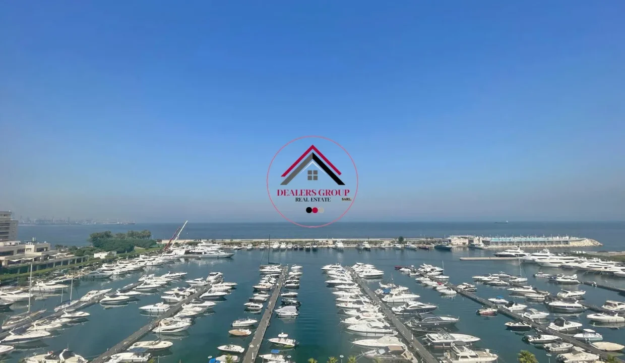 Waterfront City - Dbayeh ! Direct Marina View Apartment for sale