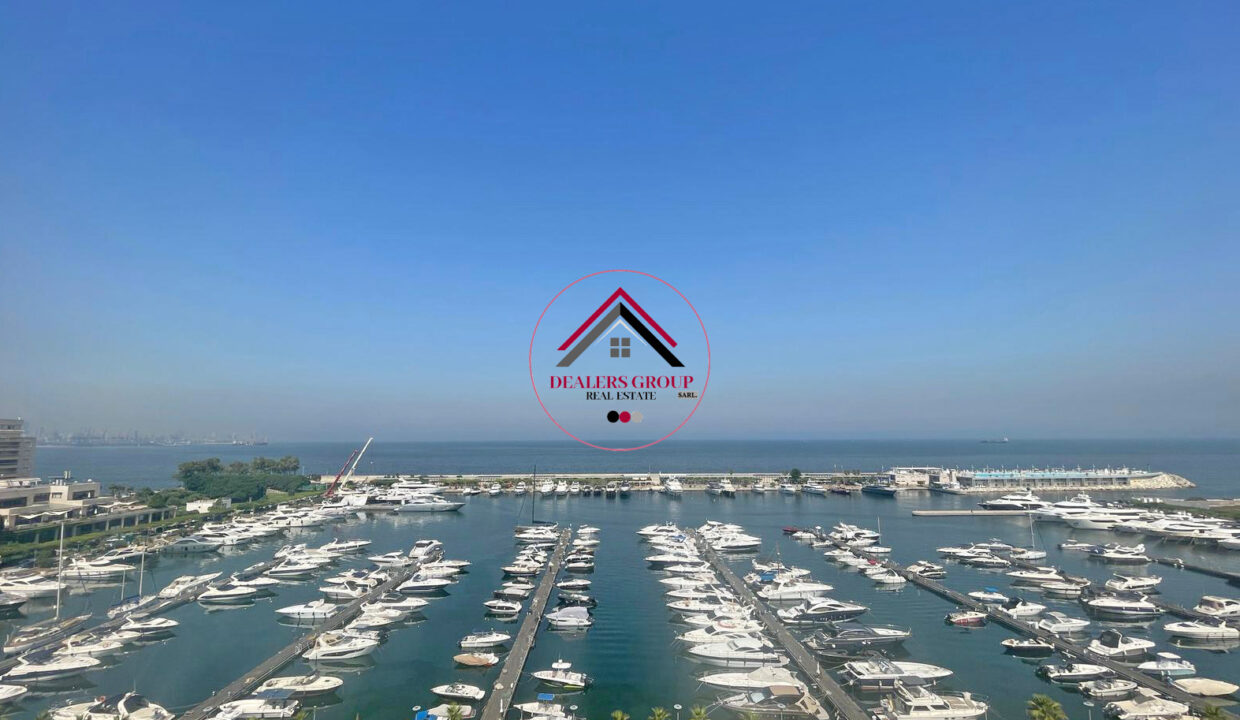 Waterfront City - Dbayeh ! Direct Marina View Apartment for sale