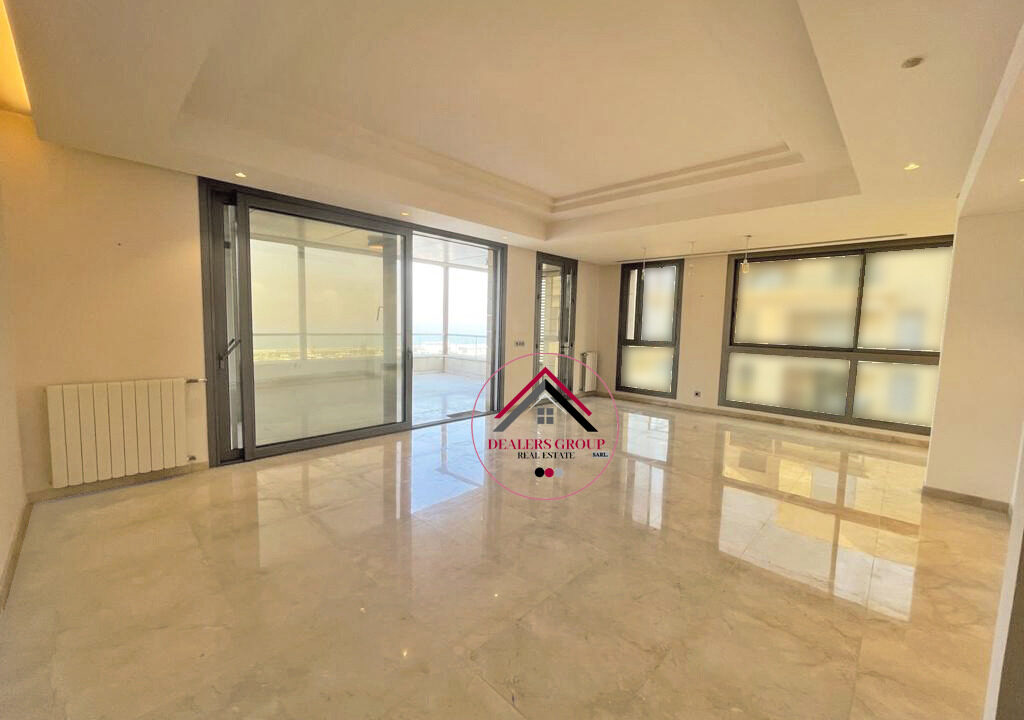 apartment for sale in waterfront dbayeh -direct view marina