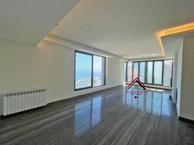 Sea View High Floor Apartment for sale in Ain EL Mreisseh