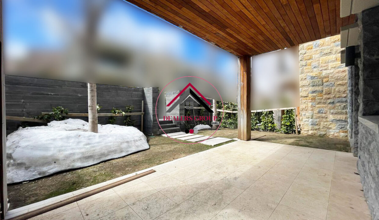 Edelweiss -Faqra Club ! Deluxe Chalet for sale with Private Terrace