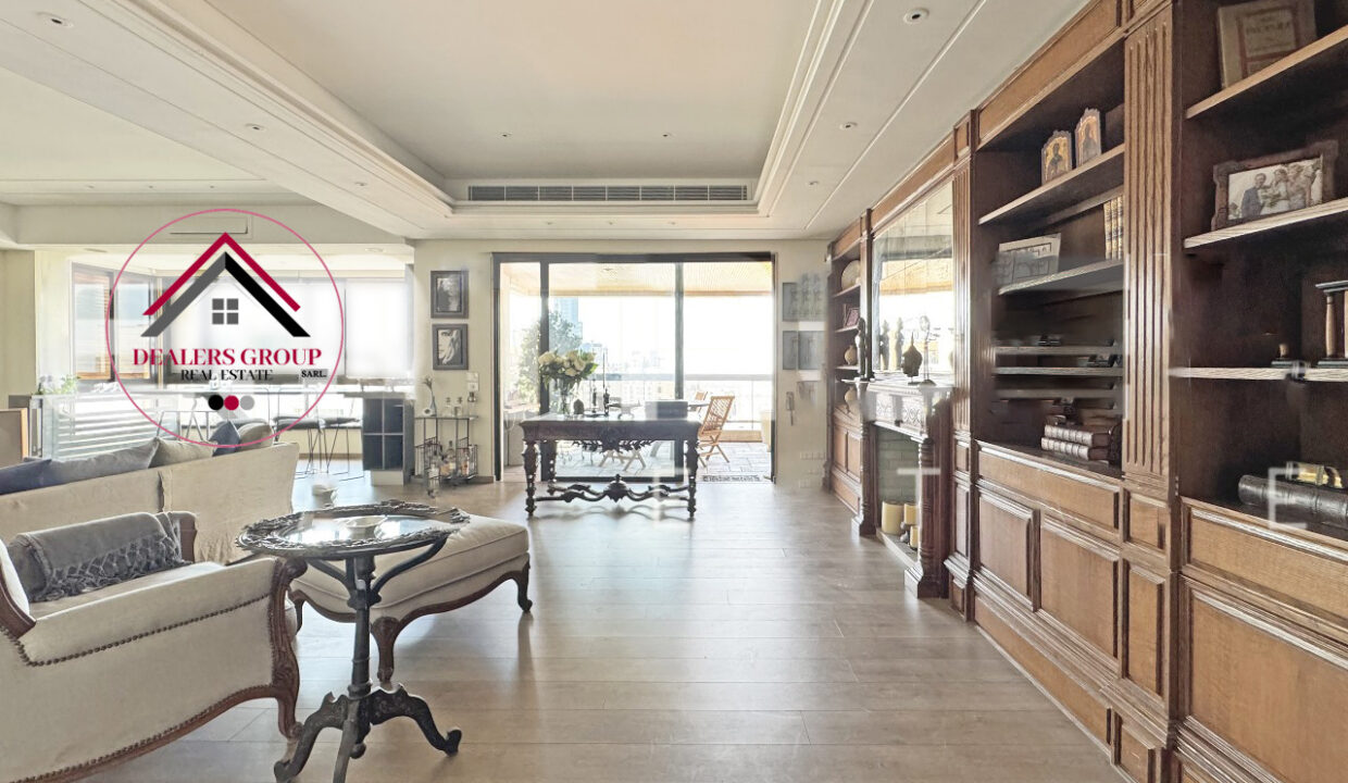 Luxurious Apartment for sale in Sursock Achrafieh with Nice Sea View