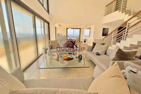 Waterfront City Dbayeh ! Sea View Marvelous Penthouse Duplex For Sale