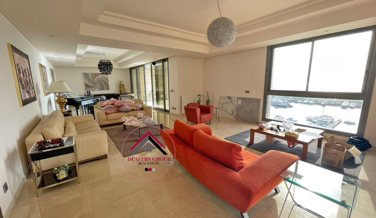 Waterfront City Dbayeh ! Full Marina View Dream Apartment For Sale