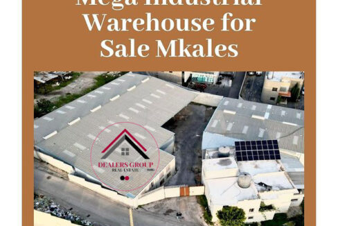 Mega Industrial warehouse for sale in Mkalles Area