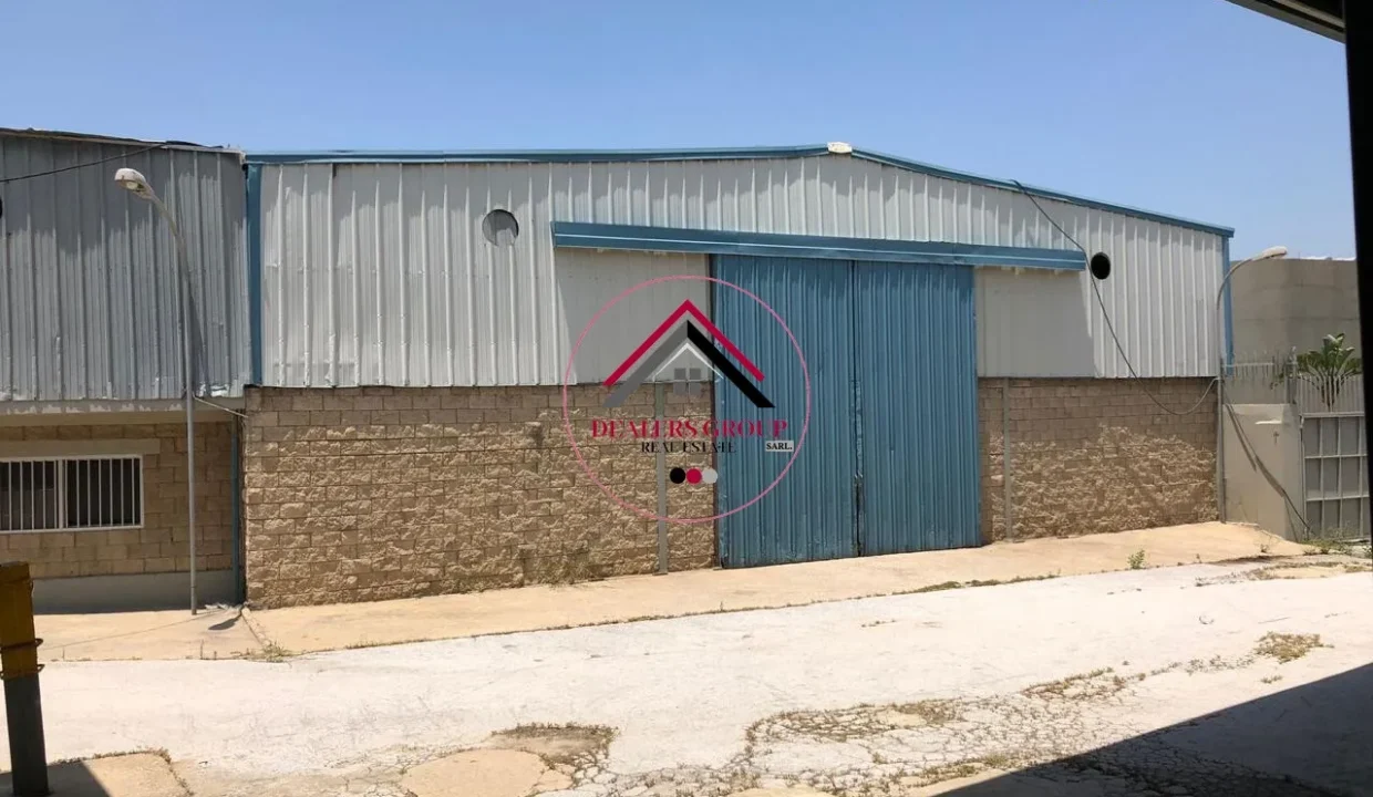 Mega Industrial warehouse for sale in Mkalles Area