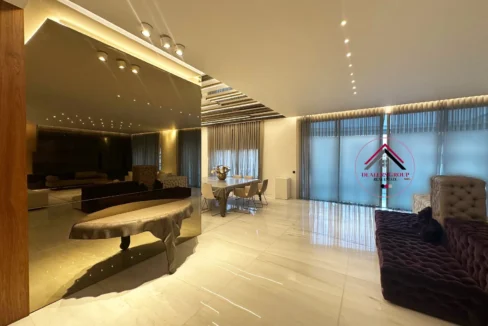 side view of entrance and reception