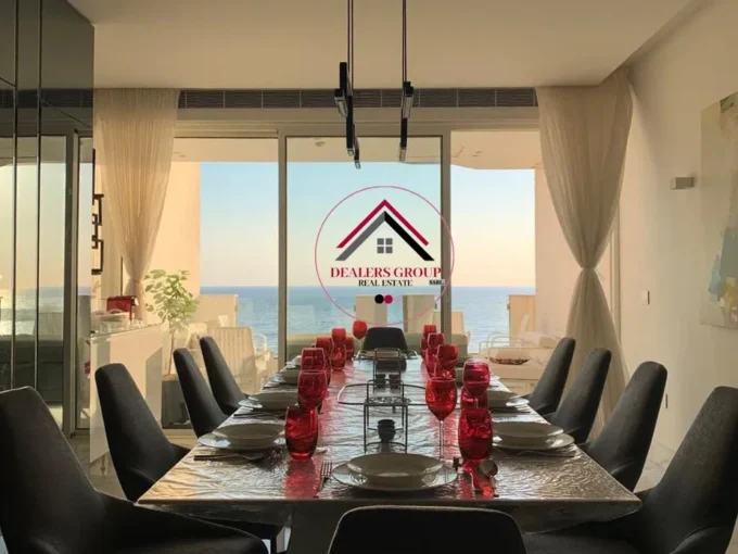 sea view elegant apartment for sale in ramlet el bayda