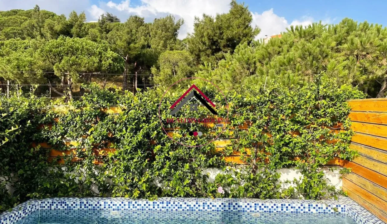 The home of the future! Duplex with Pool for sale in Ouyoun Baabdat