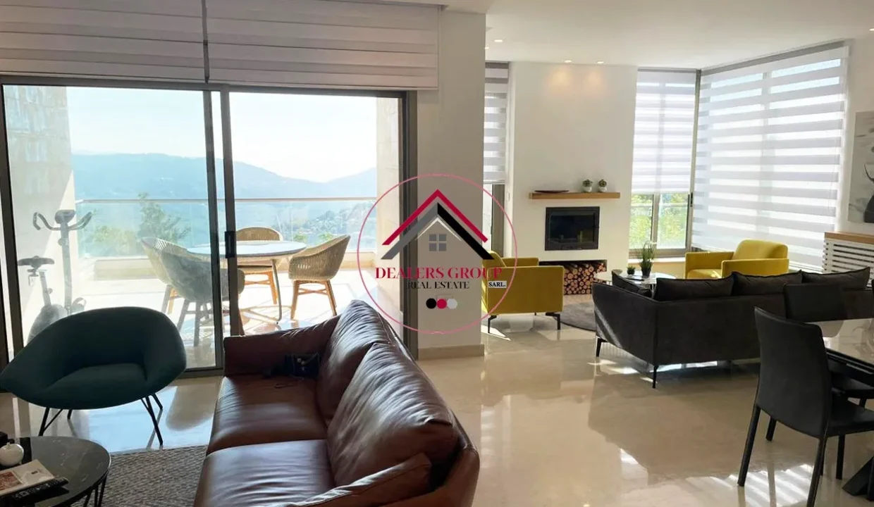 The home of the future! Duplex with Pool for sale in Ouyoun Baabdat