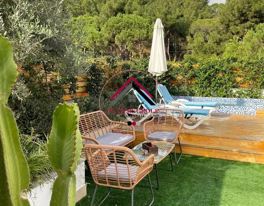 The home of the future! Duplex with Pool for sale in Ouyoun Baabdat