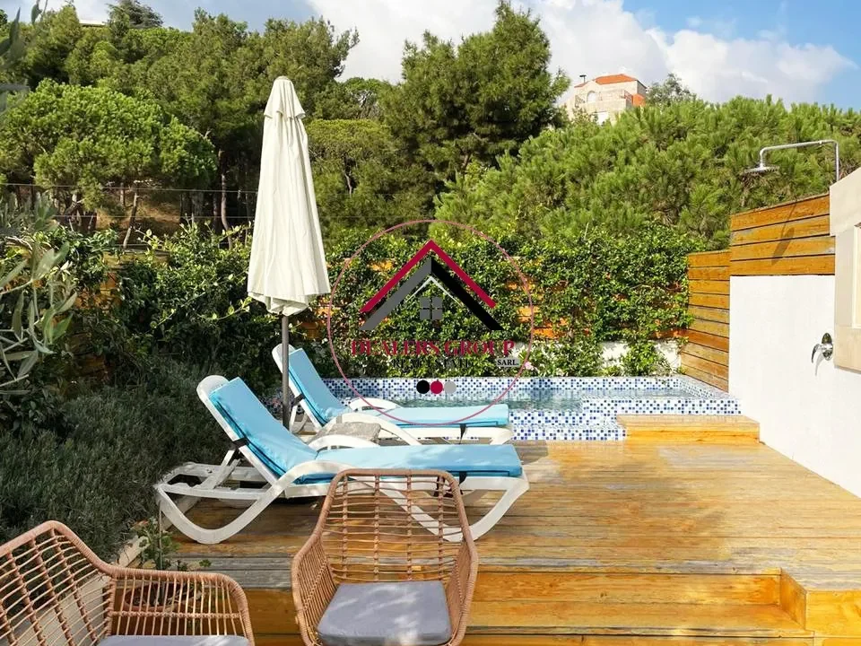 The home of the future! Duplex with Pool for sale in Ouyoun Baabdat