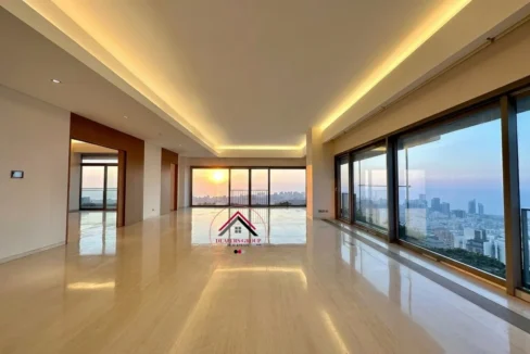 sea view deluxe apartment for sale in achrafieh caree' dor